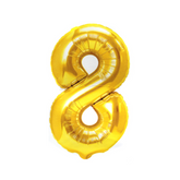 GLOBO METALIDO 32" DORADO #8